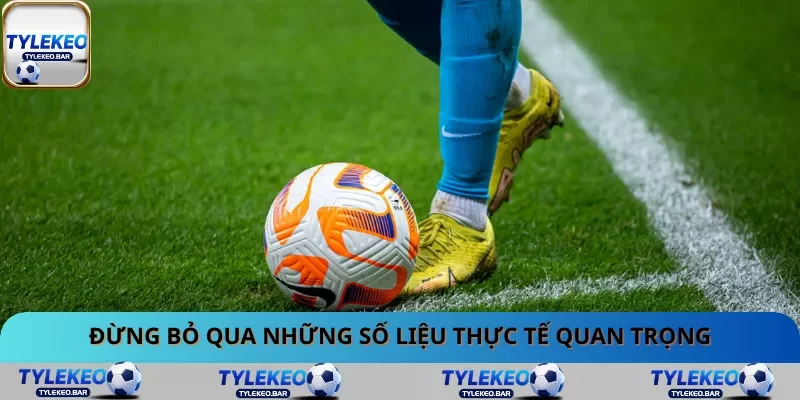Đừng bỏ qua những số liệu thực tế quan trọng