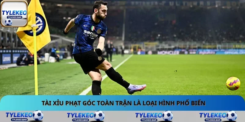 Tài xỉu phạt góc toàn trận là loại hình phổ biến