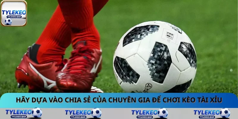 Hãy dựa vào chia sẻ của chuyên gia để chơi kèo Tài Xỉu